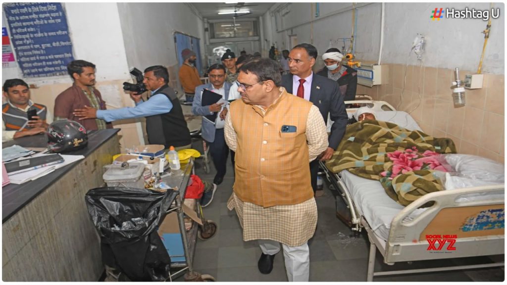 Rajasthan Cm Bhajan Lal Visited Sms Hospital, Reprimanded The Officials On The Chaos