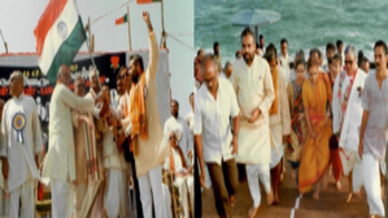 तमिलनाडु में PM मोदी ने किया ‘एकता यात्रा’ का जिक्र, 31 साल पुरानी तस्वीरों से यादें हुई ताजा